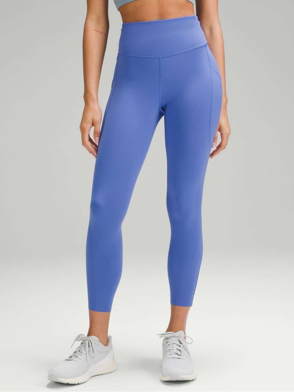 Lululemon Fast and Free High-Rise Tight 25"  with Pockets Wild Indigo Sz 6